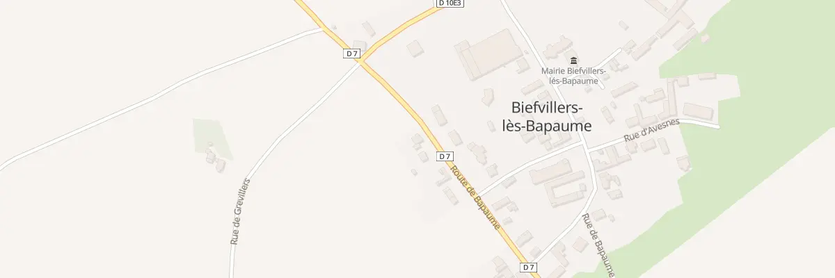 Plan du 6 Rte de Bapaume à Biefvillers-lès-Bapaume