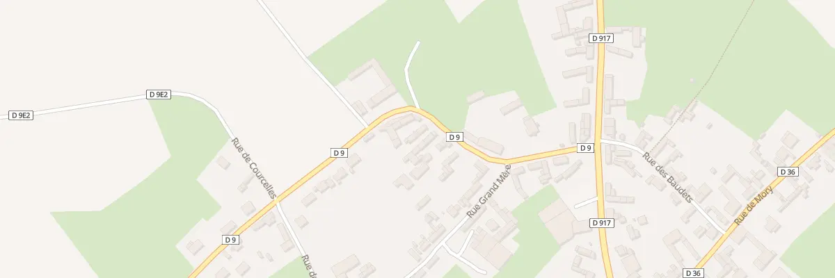 Plan du 18 Rue de Gomiecourt à Ervillers