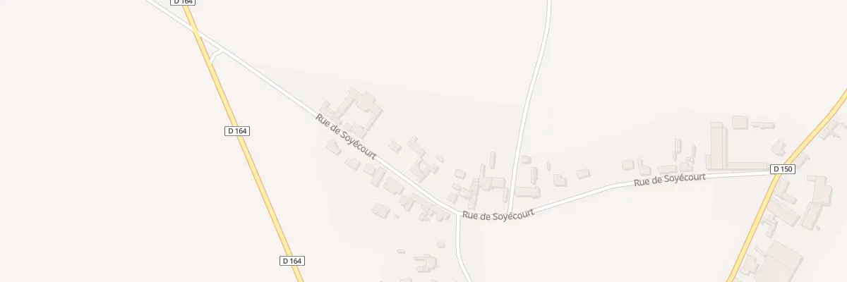 Plan du 5 Rue de Soyécourt à Ablaincourt-Pressoir