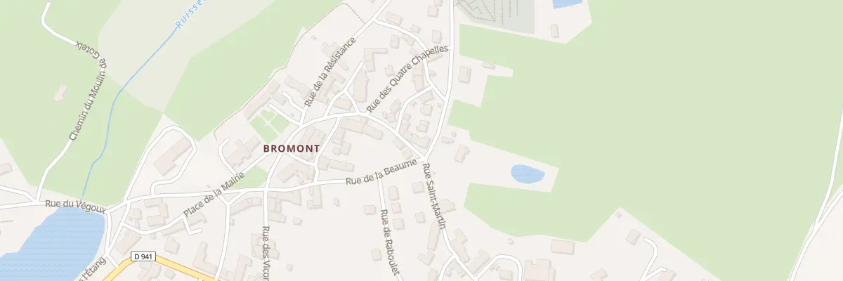 Plan du 7 Rue Saint Martin à Bromont-Lamothe