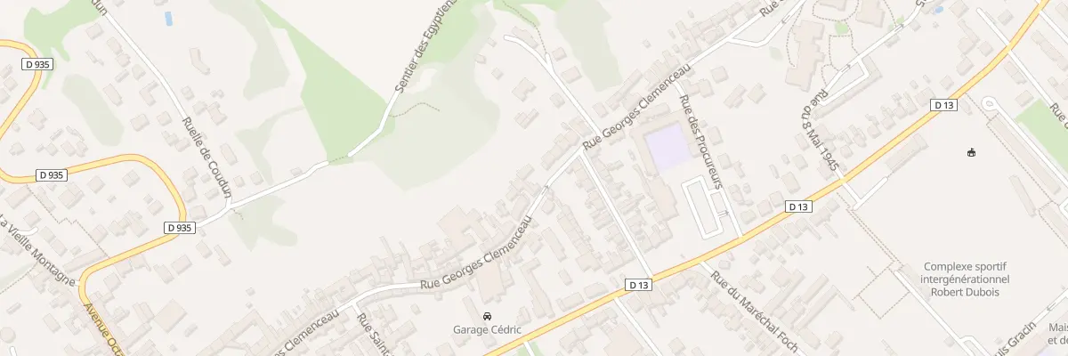Plan du 399 Rue Georges Clémenceau à Margny-lès-Compiègne