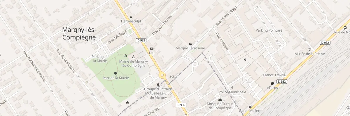 Plan du 41 Rue Victor Hugo à Margny-lès-Compiègne
