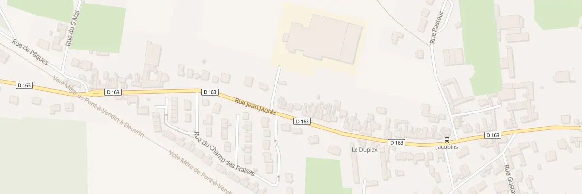 Plan du 95 Rue Jean Jaurès à Douvrin