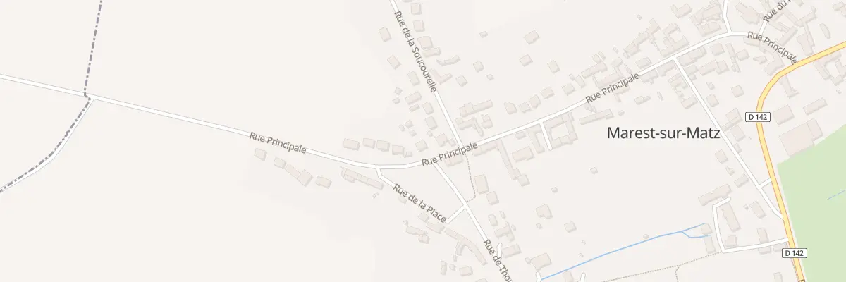Plan du 42 Rue Principale à Marest-sur-Matz