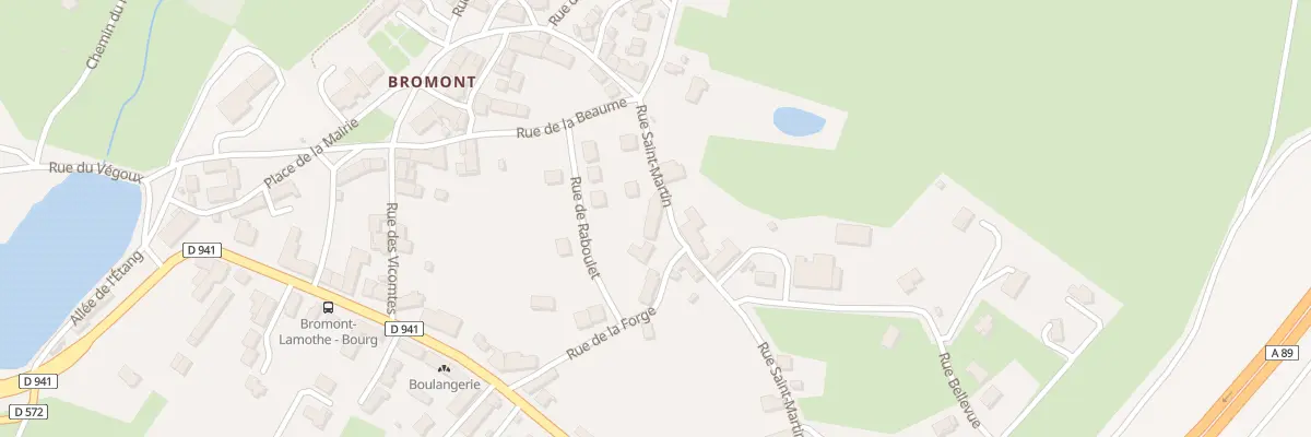Plan du 10 Rue Saint Martin à Bromont-Lamothe