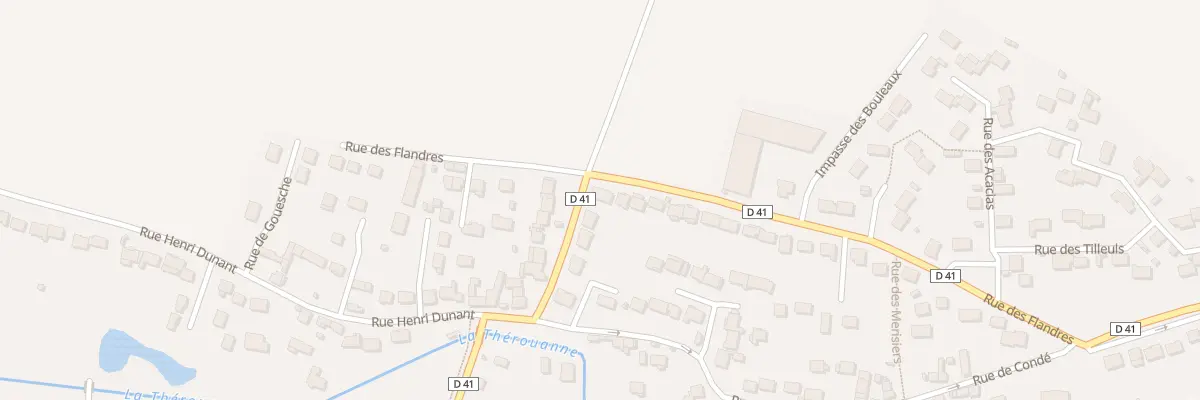 Plan du 12A Rue des Flandres à Oissery
