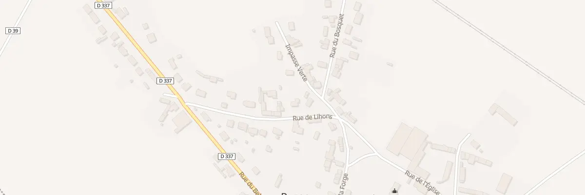Plan du 10 Rue de Lihons à Puzeaux