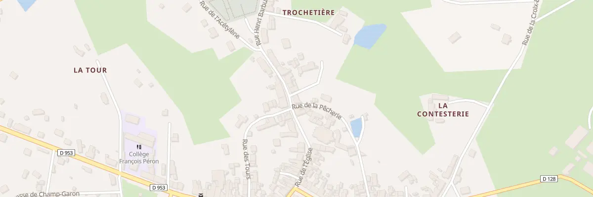 Plan du 3 Rue Henri Barbusse à Cérilly