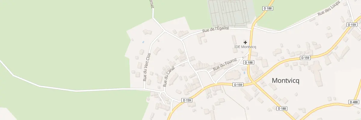 Plan du 4 Rue du Canal à Montvicq