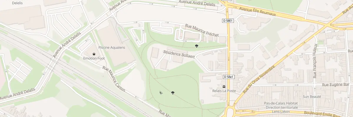 Plan du 24 Rue Edouard Bollaert à Lens