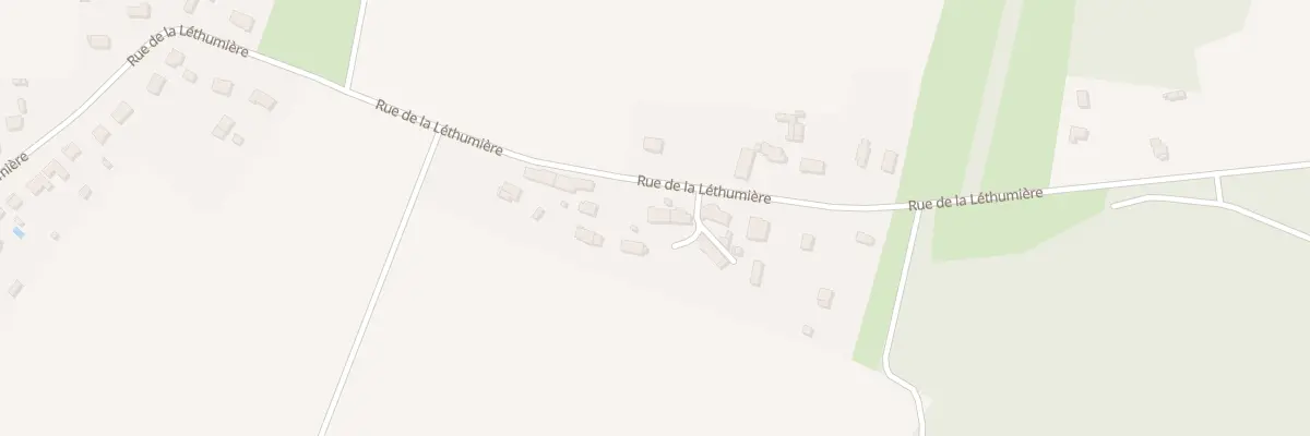 Plan du 648 Rue de la Léthumière à Amilly