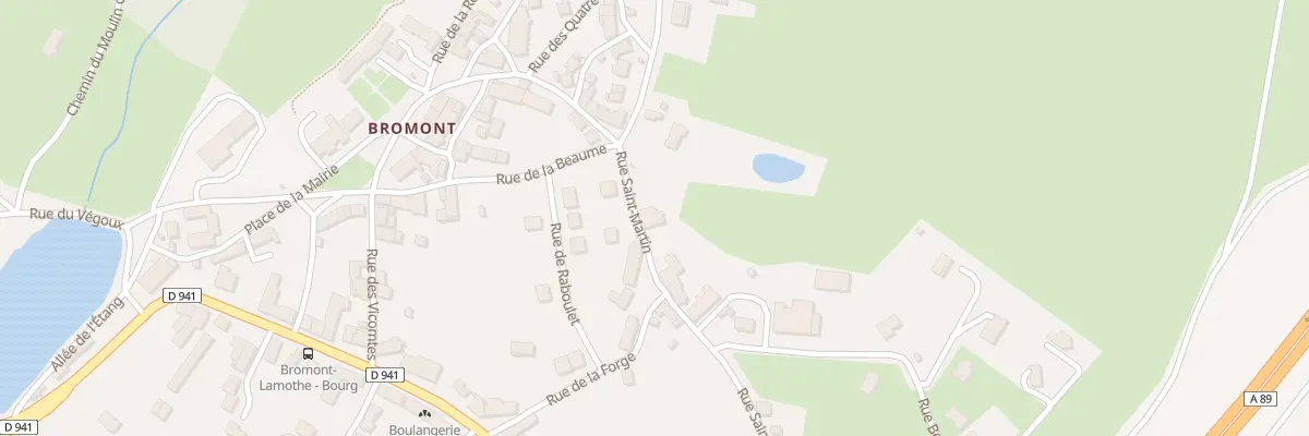 Plan du 6 Rue Saint Martin à Bromont-Lamothe