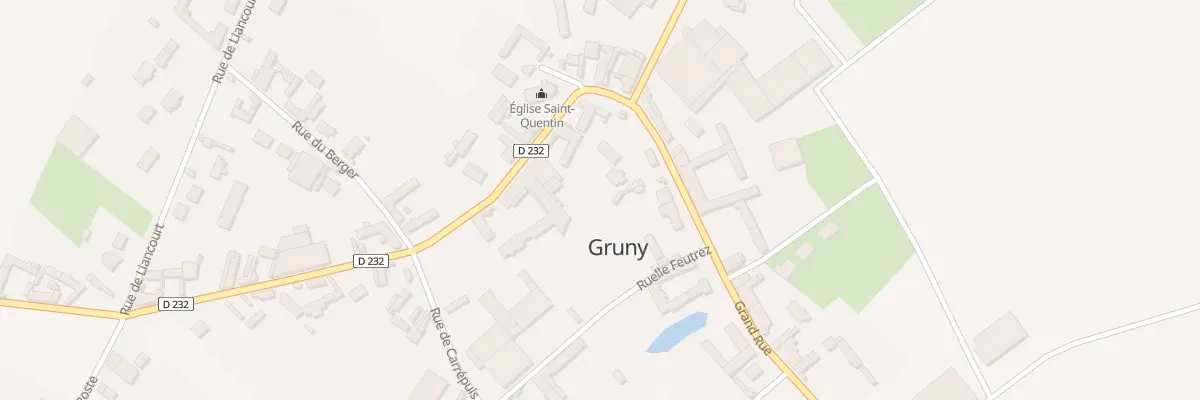 Plan du 2 Vc Grand Rue à Gruny