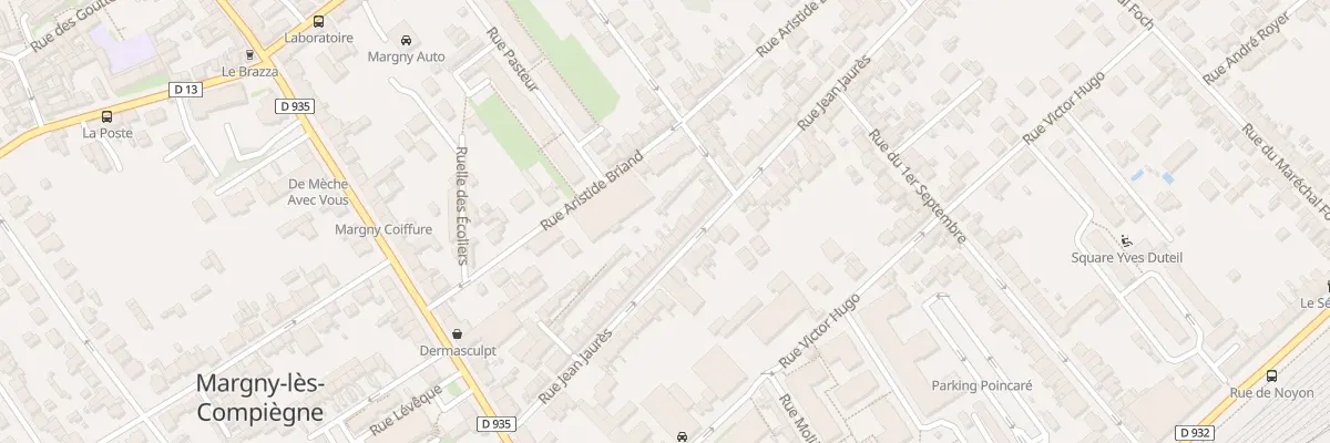 Plan du 181 Rue Jean Jaurès à Margny-lès-Compiègne