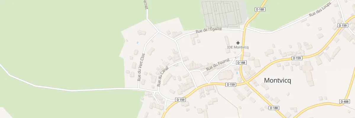 Plan du 2 Rue du Canal à Montvicq
