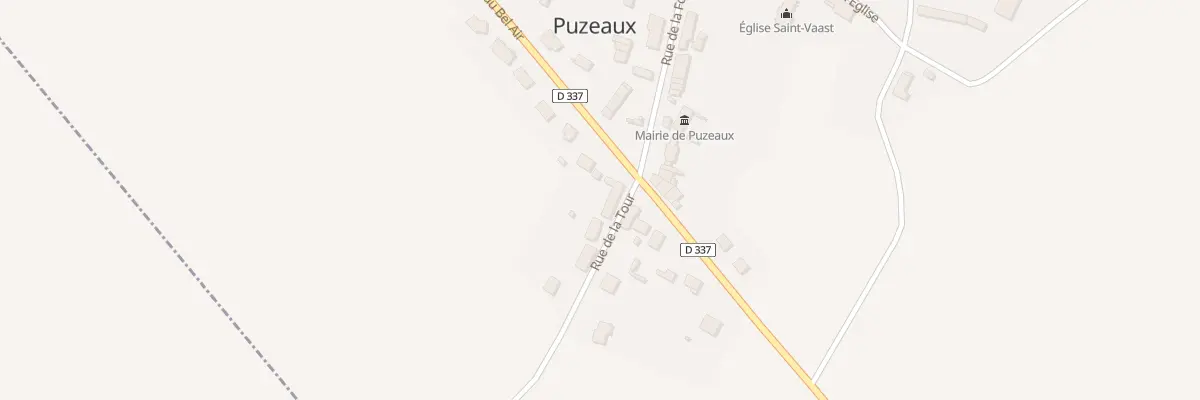 Plan du 27 Rue du Bel Air à Puzeaux