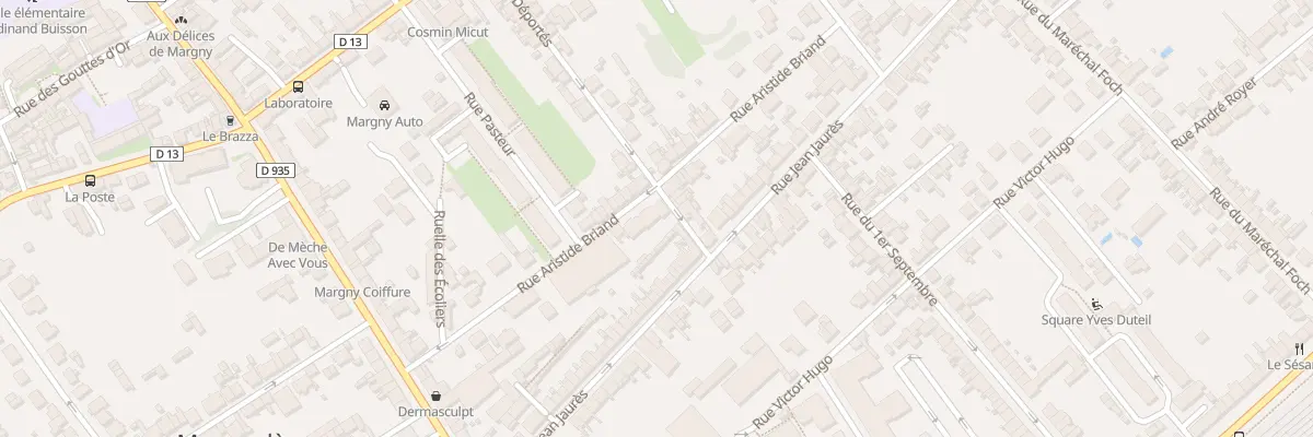 Plan du 206 Rue Aristide Briand à Margny-lès-Compiègne