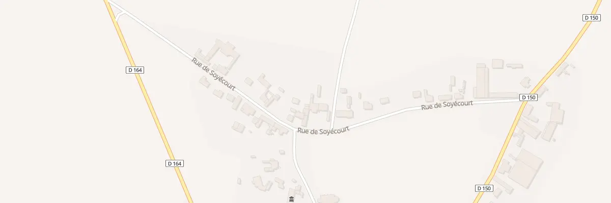Plan du 15 Rue de Soyécourt à Ablaincourt-Pressoir