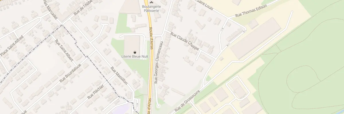Plan du 67 Rue Georges Clémenceau à Lens