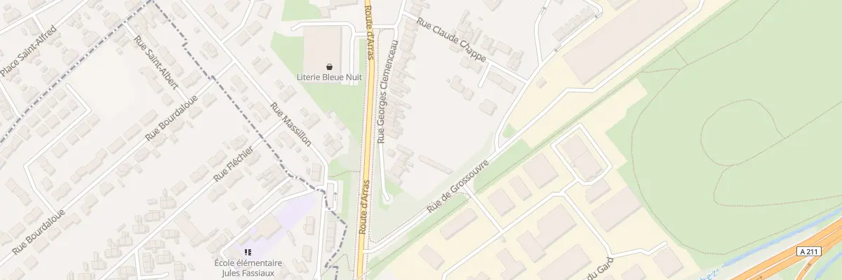 Plan du 89B Rue Georges Clémenceau à Lens