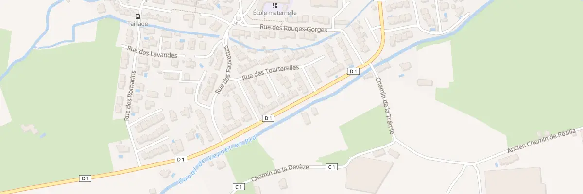 Plan du 7 Av des Albères à Baho