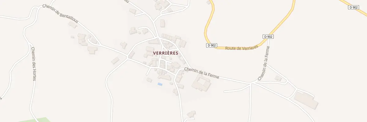 Plan du 5950 Verieres à Montlaur