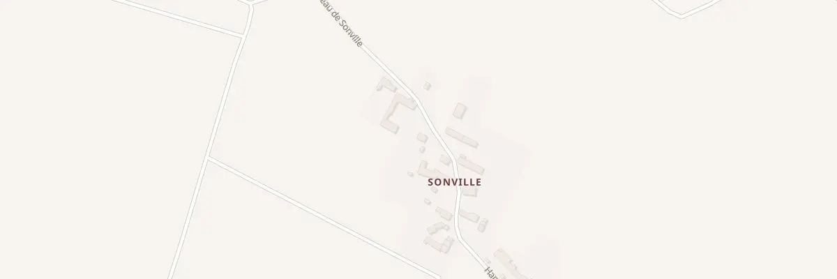 Plan du 10 Ham de Sonville à Chaintreaux