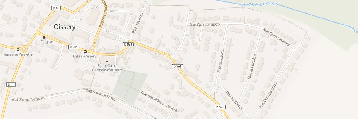 Plan du 2 Rue Pencheret à Oissery
