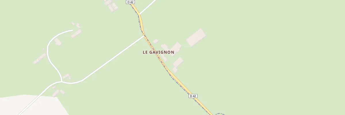 Plan du 3 Le Gavignon à Croisy