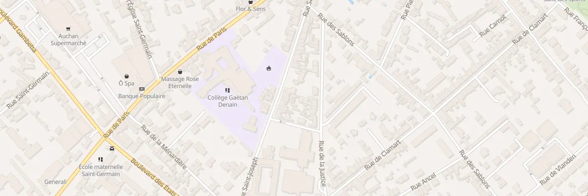 Plan du 27 Rue Saint-Joseph à Compiègne