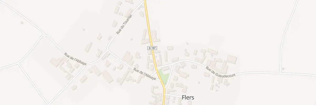 Plan du 4 Rue de Bapaume à Flers