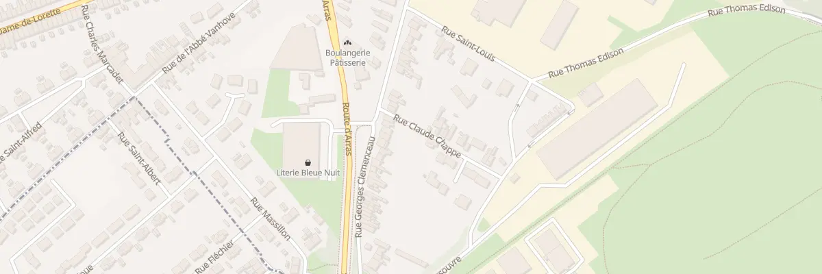 Plan du 55 Rue Arthur Fauqueur à Lens