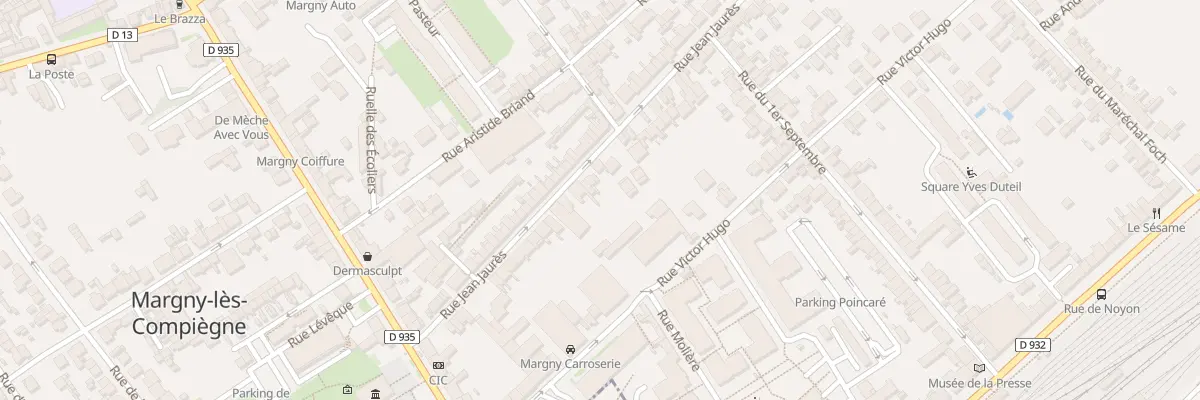Plan du 182 Rue Jean Jaurès à Margny-lès-Compiègne