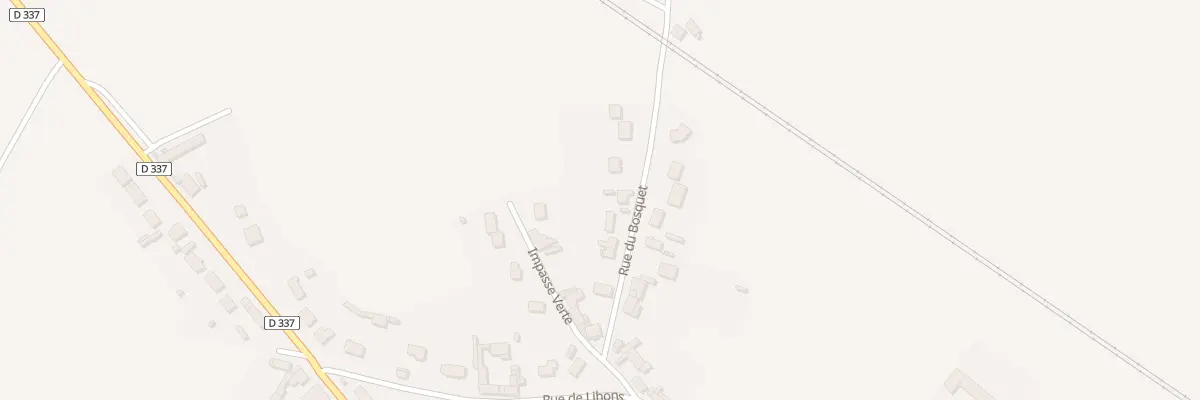 Plan du 8 Rue du Bosquet à Puzeaux