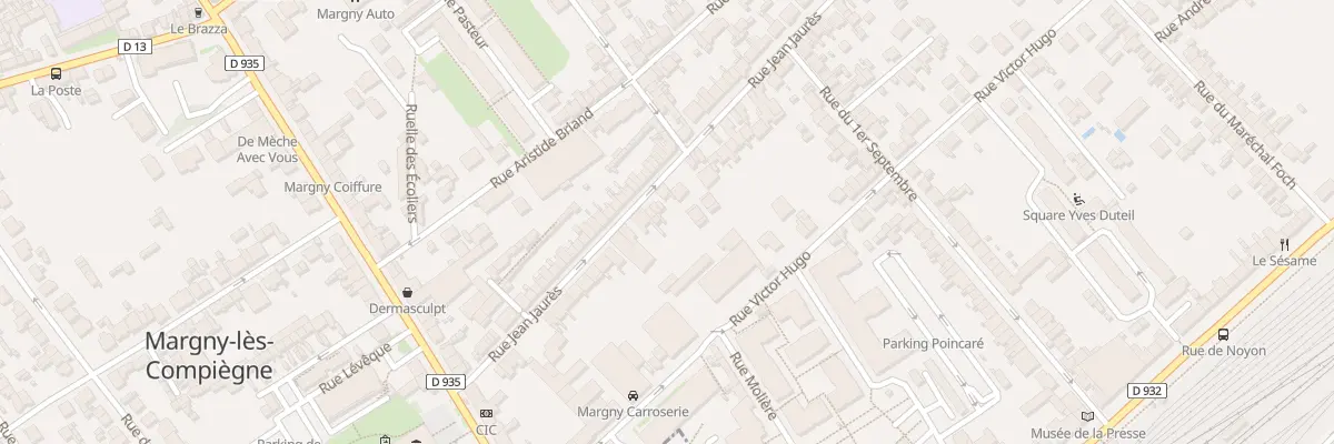 Plan du 184 Rue Jean Jaurès à Margny-lès-Compiègne