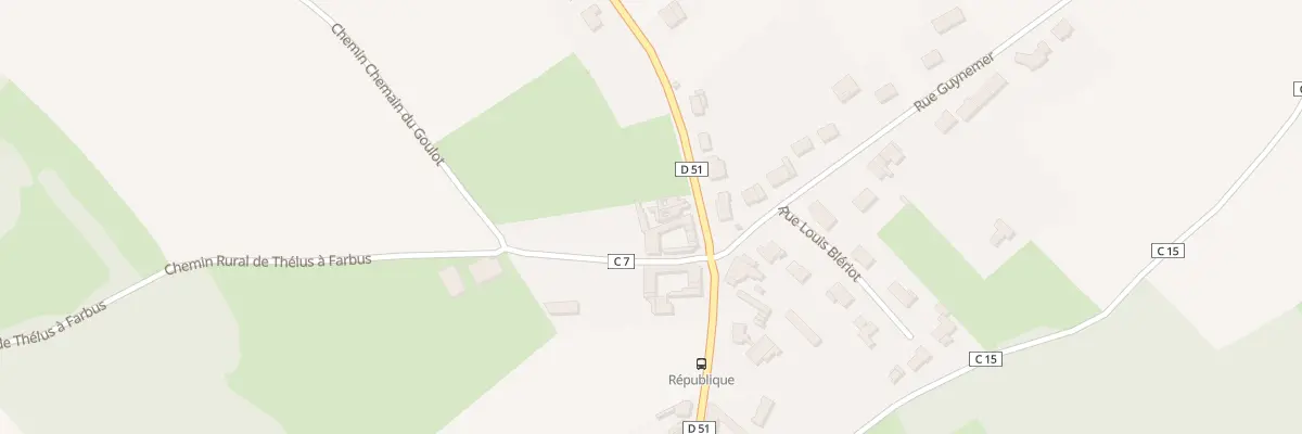 Plan du 39 Rue de la République à Farbus