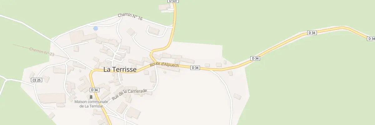 Plan du 5027 La Terrisse à Argences en Aubrac
