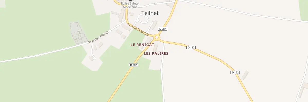 Plan du 5080 Les Palines à Teilhet