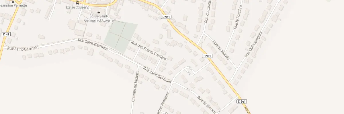 Plan du 5 Rue des Frères Carrière à Oissery