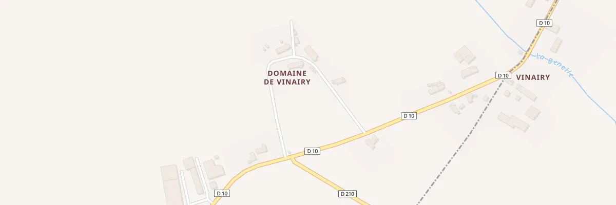 Plan du 100 Vinairy à Jalognes