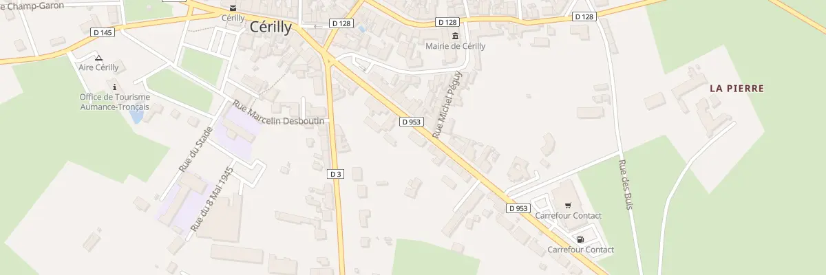 Plan du 35 Av Jean Jaurès à Cérilly