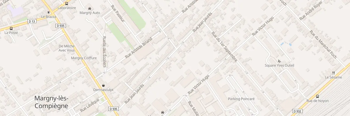 Plan du 210 Rue Jean Jaurès à Margny-lès-Compiègne