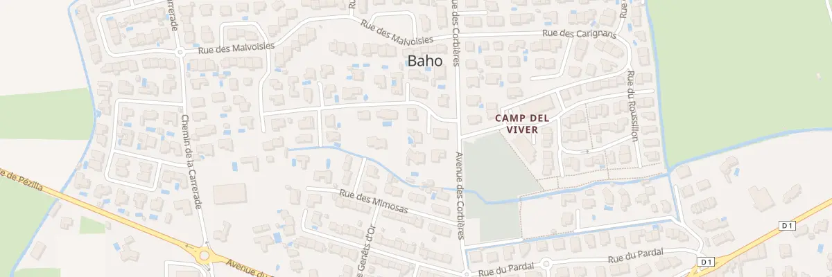 Plan du 4 Rue des Eaux Vives à Baho