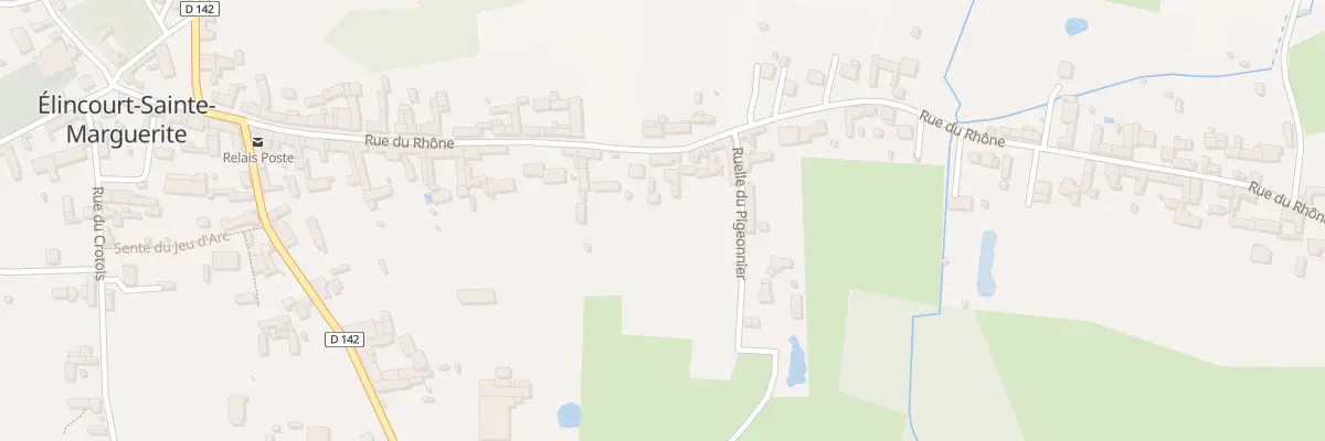 Plan du 25 Rue du Rhône à Élincourt-Sainte-Marguerite