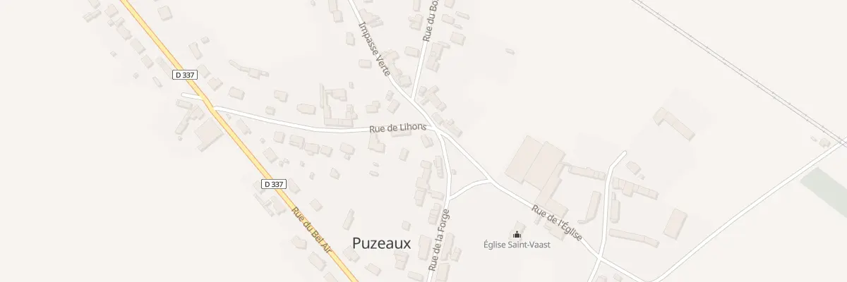 Plan du 1 Rue de la Forge à Puzeaux