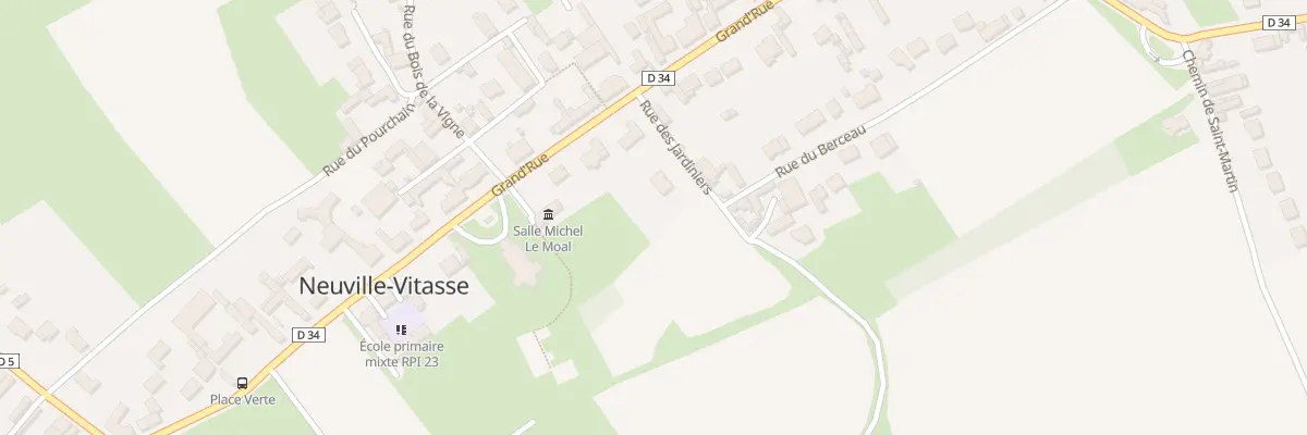 Plan du 2 Rue des Jardiniers à Neuville-Vitasse