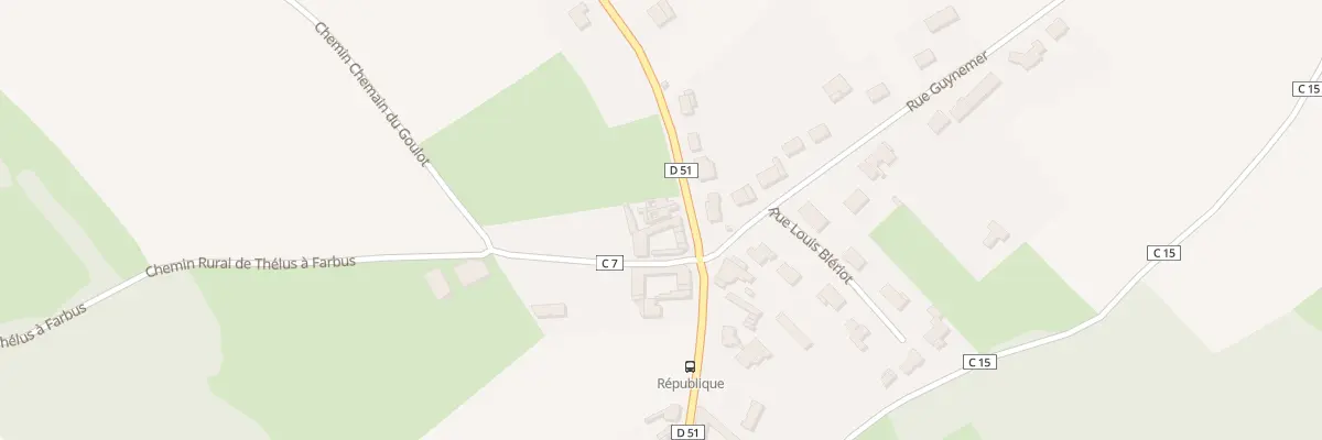 Plan du 41 Rue de la République à Farbus