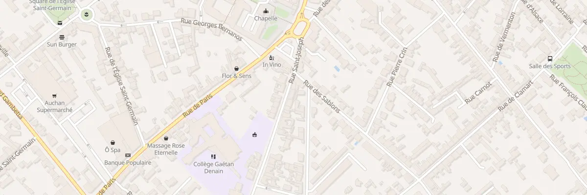 Plan du 5 Rue Saint-Joseph à Compiègne