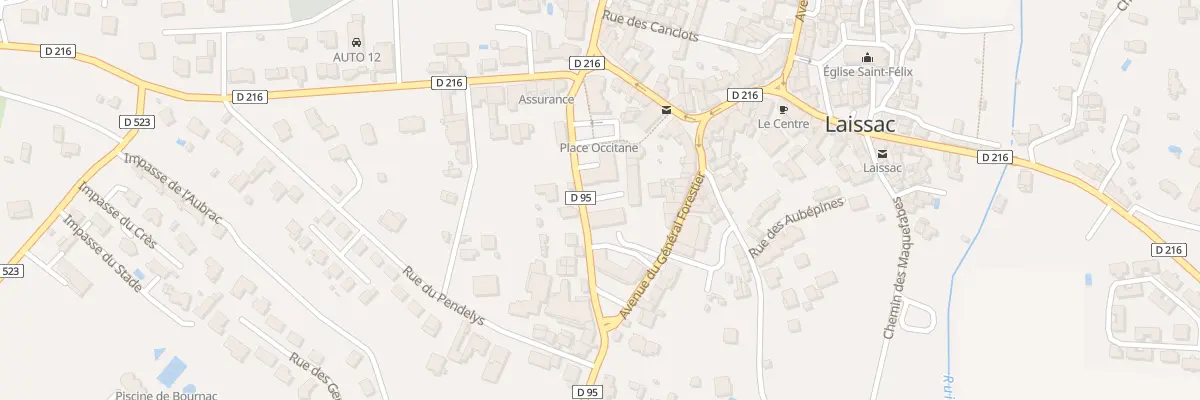 Plan du 7254F Rue du Colombier à Laissac-Sévérac l’Église