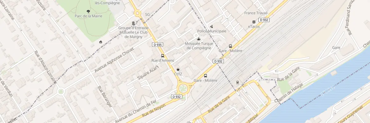 Plan du 22 Rue d’Amiens à Compiègne